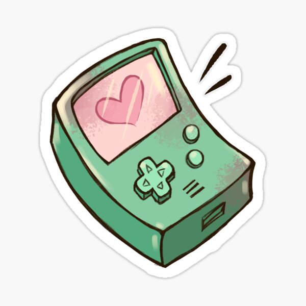 Cute kawaii chibi videogame Sticker