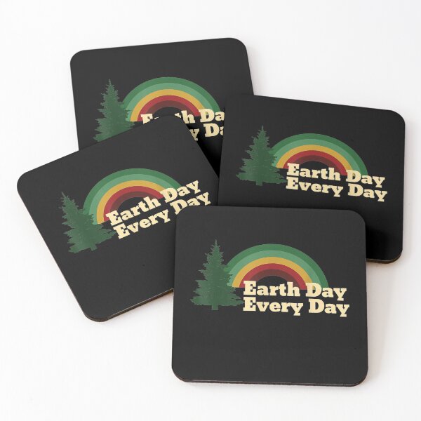 Item preview, Earth Day Everyday Rainbow Pine Tree Design designed and sold by Chanielshian.