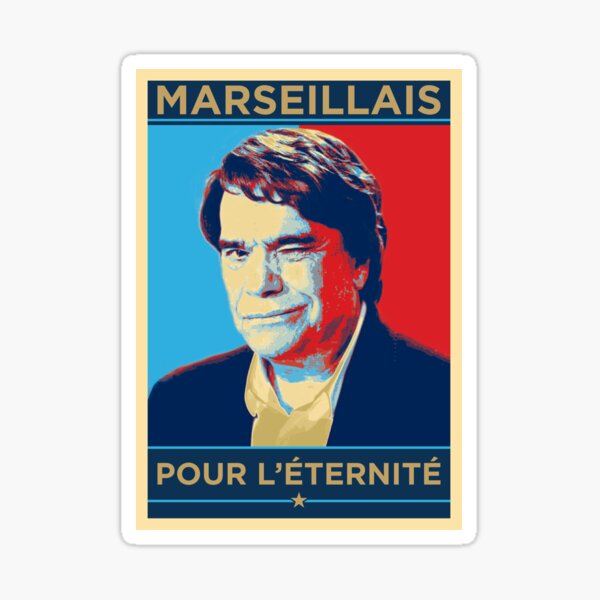 Marseillais pour l'éternité - MARSEILLE - Hommage Tapie Sticker