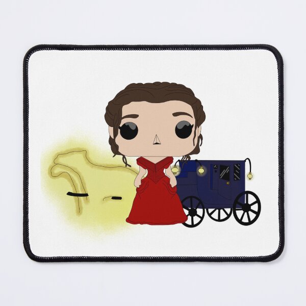 Item preview, Emily Dickinson in red dress designed and sold by lu-digital-art.