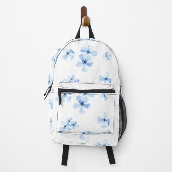 Item preview, watercolor blue flowers designed and sold by bohemedesign.