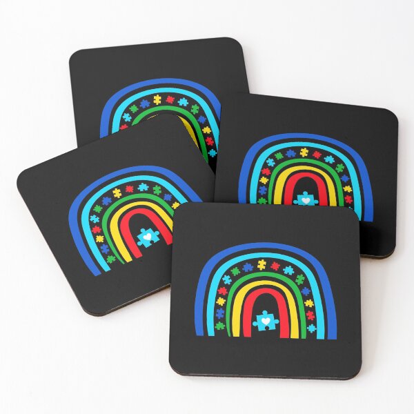 Item preview, Autism Awareness Rainbow designed and sold by For Little Monkeys.