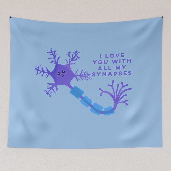 Item preview, I love you with all my synapses  designed and sold by Tamm-art.