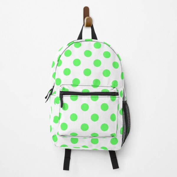 Item preview, White with Green Polka Dots designed and sold by TheFrostedDonut.