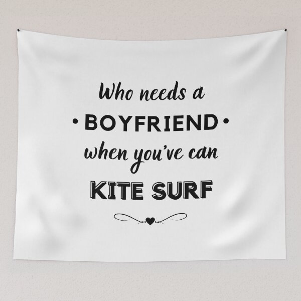 Item preview, ¿Quién necesita un novio cuando puedes hacer kitesurf? designed and sold by TheGreenGoat.