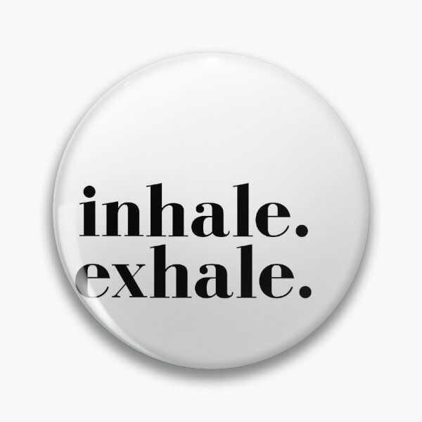 Item preview, Mindfulness Inhale Exhale Breathing Techniques designed and sold by Radical Therapy Prints.