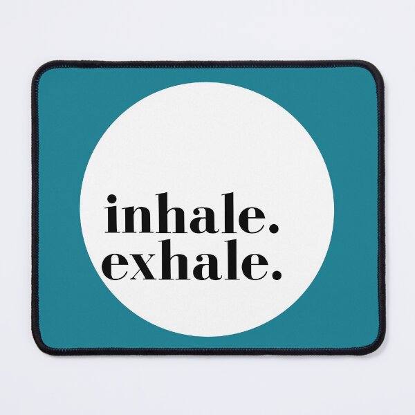Item preview, Mindfulness Inhale Exhale Breathing Techniques designed and sold by Radical Therapy Prints.
