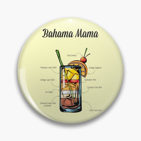 Item preview, Bahama Mama Recipe designed and sold by HuckleberryArts.