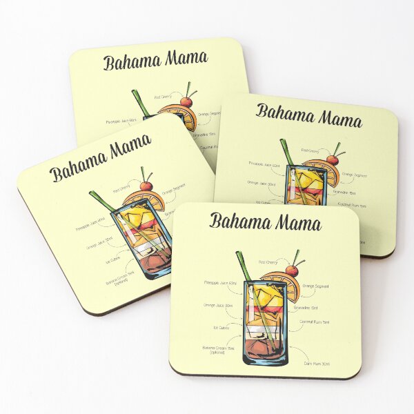 Item preview, Bahama Mama Recipe designed and sold by HuckleberryArts.
