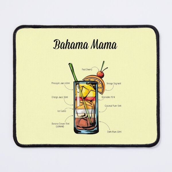 Item preview, Bahama Mama Recipe designed and sold by HuckleberryArts.