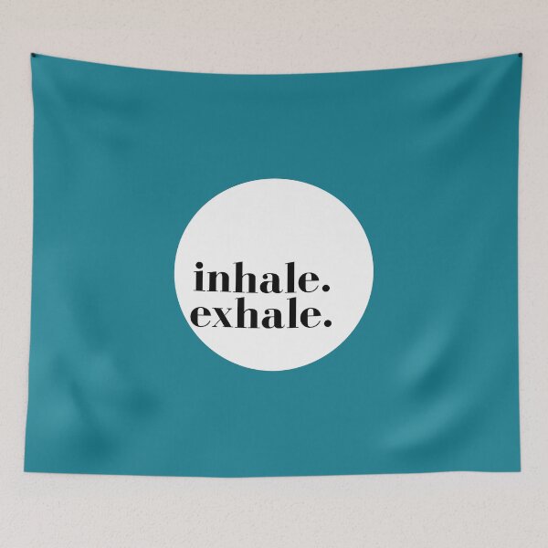Item preview, Mindfulness Inhale Exhale Breathing Techniques designed and sold by Radical Therapy Prints.