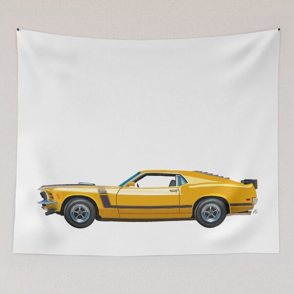 Item preview, 1970 Mustang Boss 302 designed and sold by Michelle Szalai.