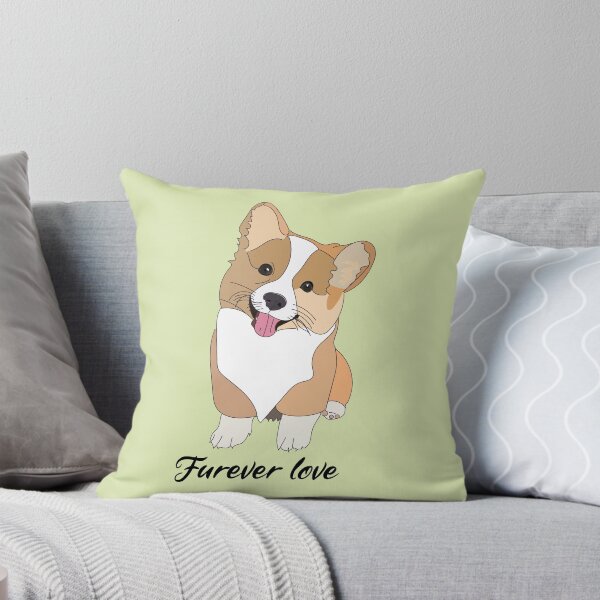 Item preview, Corgi puppy furrrever love designed and sold by Vivid Studio.