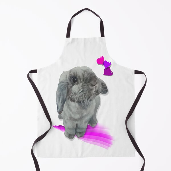 Item preview, Cute bunny sitting on a rainbow pink wave designed and sold by Studio Fluffle.