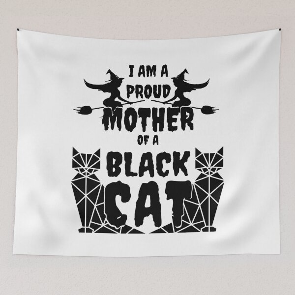 Item preview, I Am A Proud Mother Of A Black Cat - Witch Cat designed and sold by Tig3rE.