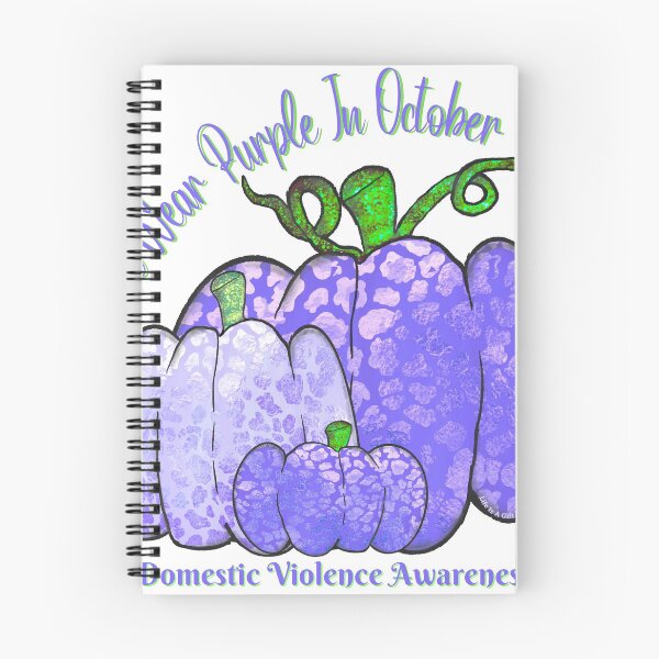 Item preview, Purple Leopard Pumpkin Domestic Violence, Purple In October Domestic Abuse Awareness, End Domestic Violence designed and sold by LifeIsAGiftD.