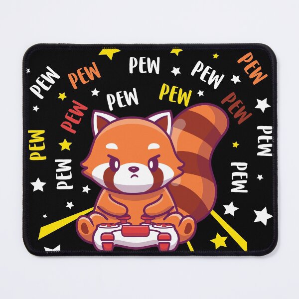 Item preview, Red Panda Pew designed and sold by sprintmoon.