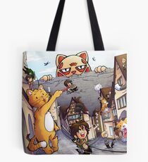 Attack on Kitten! Tote Bag