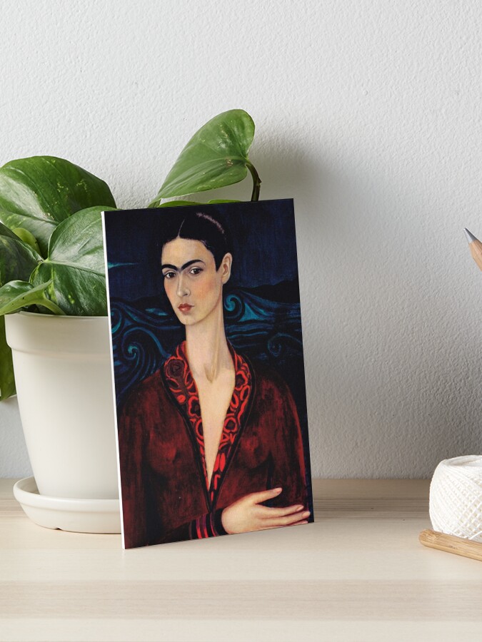 Frida Kahlo's First Self-Portrait: Velvet Dress