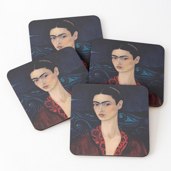 Item preview, frida self-portrait in velvet dress designed and sold by arthistory.