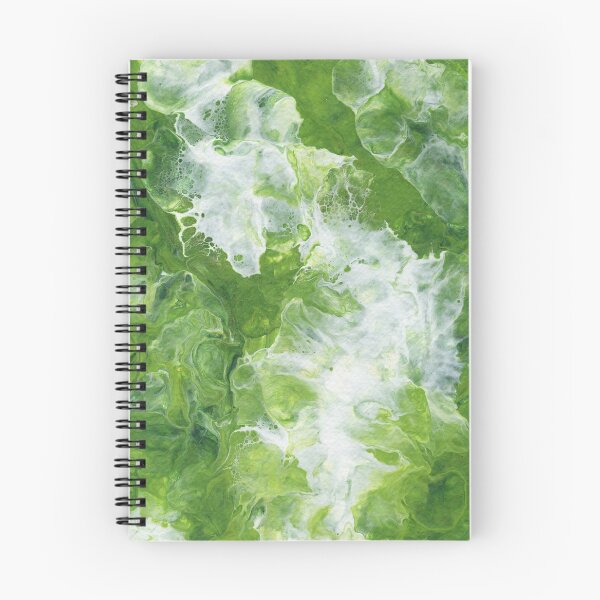 Artikelvorschau, Fluid Art Green in Grün und Weiß entworfen und verkauft von Cleave.