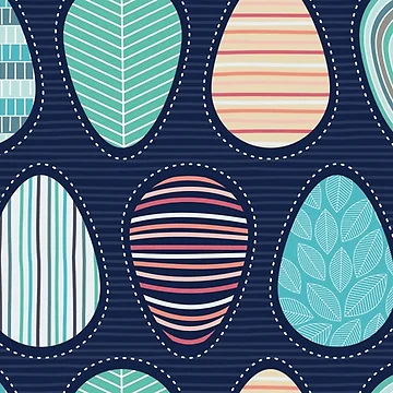 Artwork thumbnail, Magic Eggs Pattern by RafaelLima7