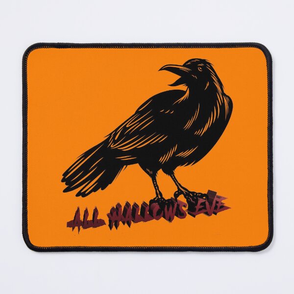 Item preview, All Hallows Eve Crow Halloween designed and sold by maniacreations.