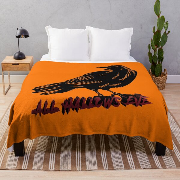 Item preview, All Hallows Eve Crow Halloween designed and sold by maniacreations.