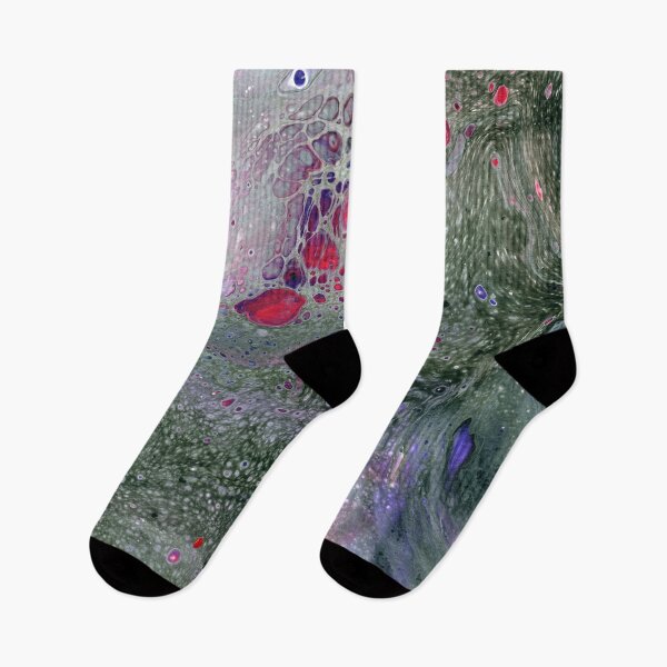 Item preview, Fluid Art Green, Magenta, Purple and White designed and sold by Cleave.