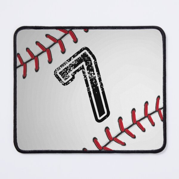 Item preview, Baseball ball number 7, seven designed and sold by TheCultStuff.