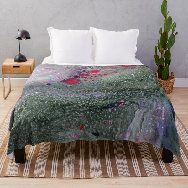 Item preview, Fluid Art Green, Magenta, Purple and White designed and sold by Cleave.