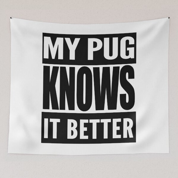 Item preview, Mi Pug lo sabe mejor designed and sold by TeesForTheWorld.