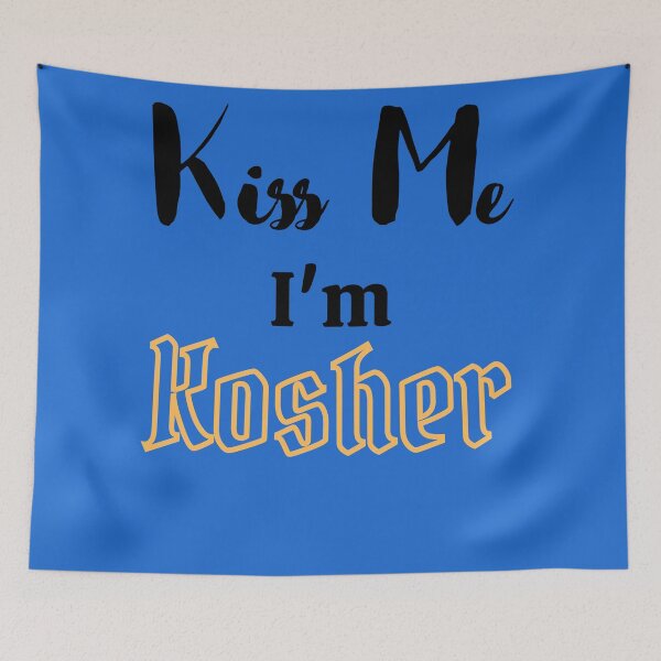 Item preview, Kiss Me I'm Kosher designed and sold by HebrewAction.