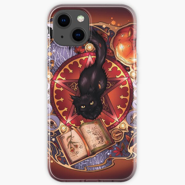Black Cat Magic iPhone Soft Case