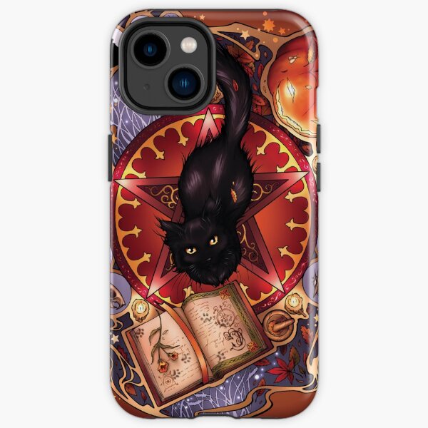 Black Cat Magic iPhone Tough Case