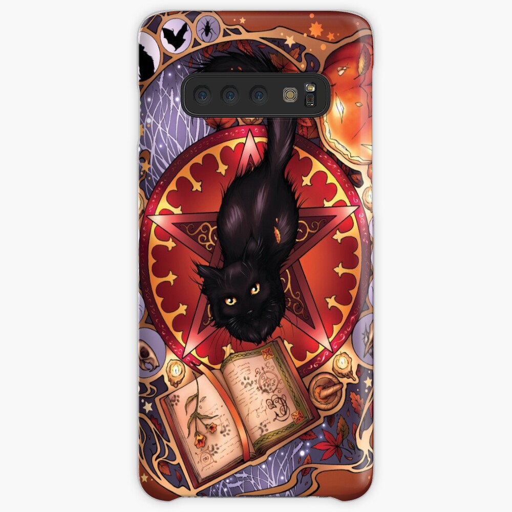 Black Cat Magic Case & Skin for Samsung Galaxy
