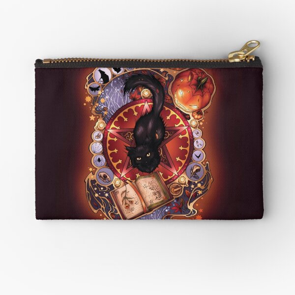 Black Cat Magic Zipper Pouch