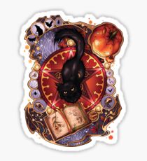 Black Cat Magic Sticker