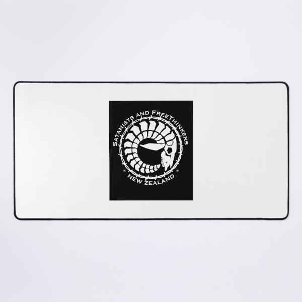 SaFT Barbed Wire Black Large Desk Mat