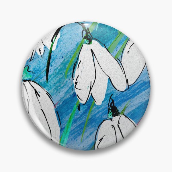 Item preview, snowdrop in blue designed and sold by iancoppack.