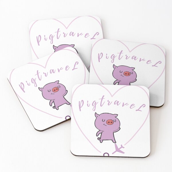 Item preview, PIG LOVE TRAVEL designed and sold by myt-shirt.