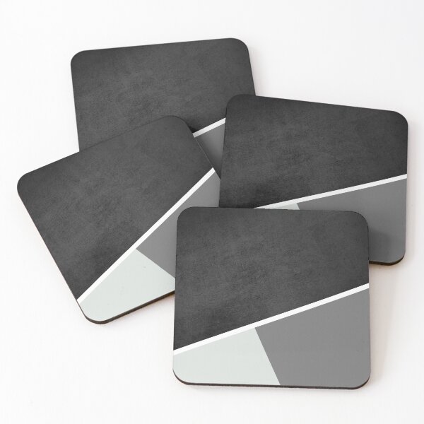 Item preview, Black sage gray white geometric pattern designed and sold by Seatzy.