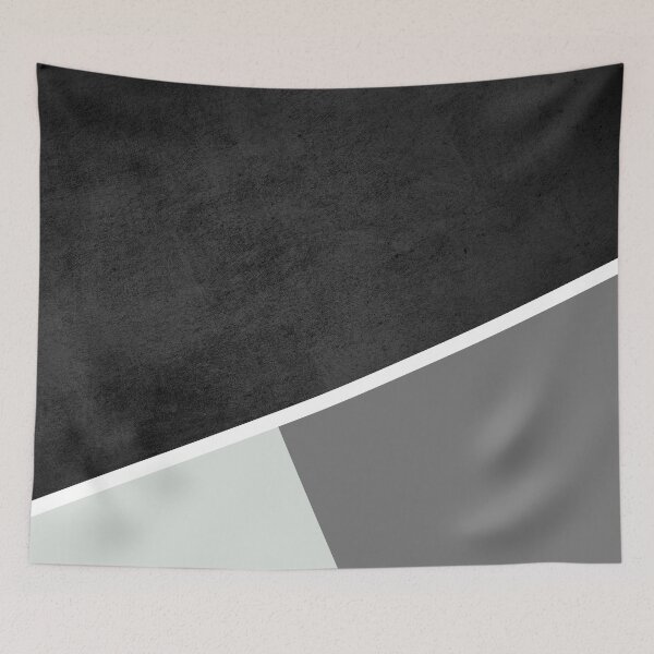 Item preview, Black sage gray white geometric pattern designed and sold by Seatzy.
