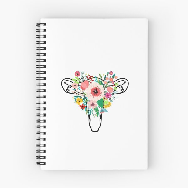 Item preview, FLOWER UTERUS - FLORAL OVARY FALLOPIAN TUBE FEMINIST FLORA designed and sold by endoemmm.