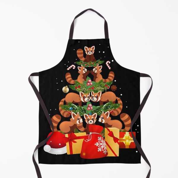 Item preview, Christmas Red Panda tree designed and sold by sprintmoon.