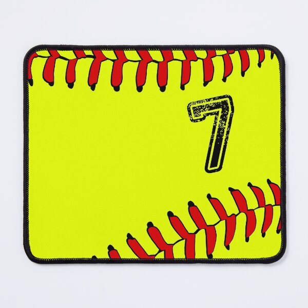 Item preview, Softball ball number 7, seven designed and sold by TheCultStuff.