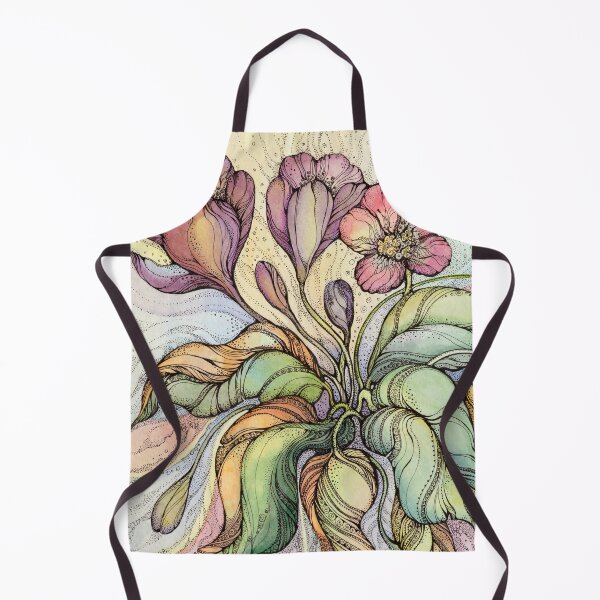 Item preview, Bridal Bouquet.Hand drawn watercolor and ink drawing designed and sold by MandalaFlowerArt.