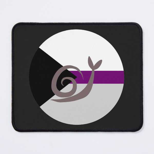Item preview, Demisexual Minimalist Pride Snail Logo designed and sold by PrideSnails.
