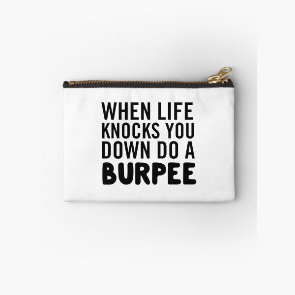 Item preview, When life knocks you down do a burpee designed and sold by workout.