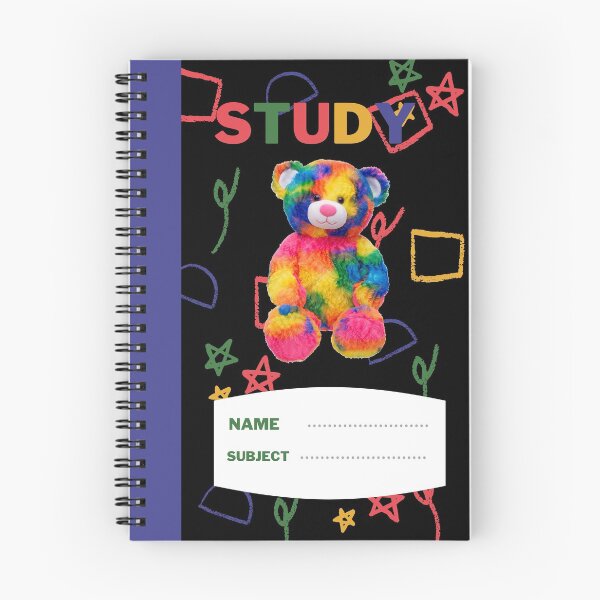 Item preview, Rainbow Bear Notebook designed and sold by KAIRAAY.
